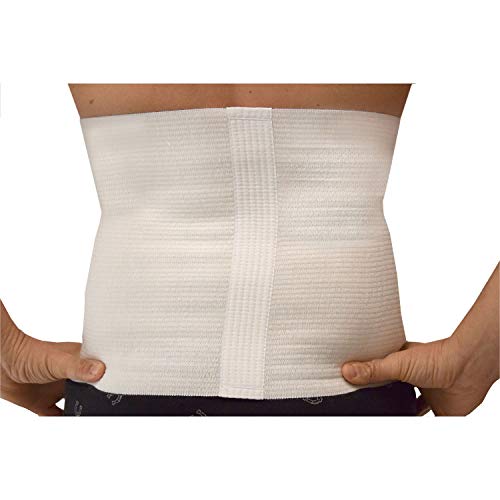 Férula elástica térmica lumbar unisex para hombre y mujer (Lana y algodon, XS