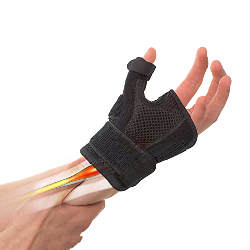 ferula pulgar protector dedos mano ferula dedo muñequera pulgar férula espiga y soporte de mano para artritis, tendinitis, alivio del dolor del túnel carpiano y esguince de pulgar