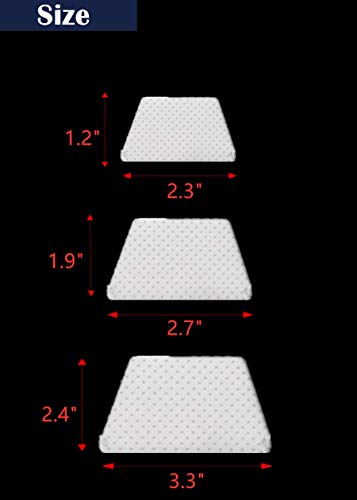 Férulas nasales termoplásticas, protector de apoyo nasal externo para cirugía de rinoplastia, fractura de la nariz, ENT, inmovilización ortopédica (B), 5pcs-M