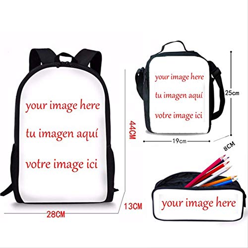 fhdc Mochila Dibujos Animados Perezoso Imprimir 3Pcs Mochilas Escolares Animal Lindo Personalizar Mochilas Ortopédicas para Niñas Adolescentes Mochilas Grandes   Hxa02Cek