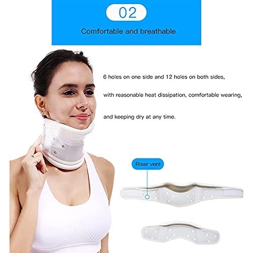 Fhdisfnsk Adultos con Mentonera Cuello Ortopédico para Aliviar El Dolor Y La Presión Espinal Cuello De Cuello Cuello Ortopédico Correcto Dolor De Cuello Cuidado De Los Huesos