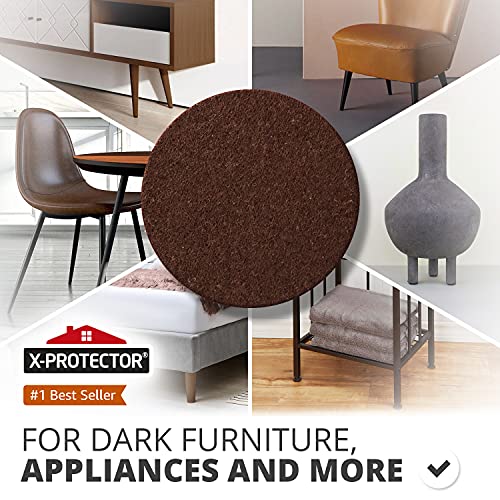 Fieltro adhesivo X-PROTECTOR – Deslizadores para muebles – 10 Premium fieltro autoadhesivo de 5 mm de grosor 20x16cm - Almohadillas fieltro Protegerán pisos de madera contra rasguños y marcas