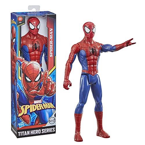 Figura de acción de 30 cm del superhéroe Spider-Man de Marvel Spider-Man Titan Hero Series con Puerto Titan Hero FX