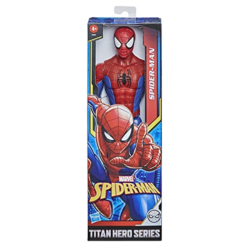 Figura de acción de 30 cm del superhéroe Spider-Man de Marvel Spider-Man Titan Hero Series con Puerto Titan Hero FX