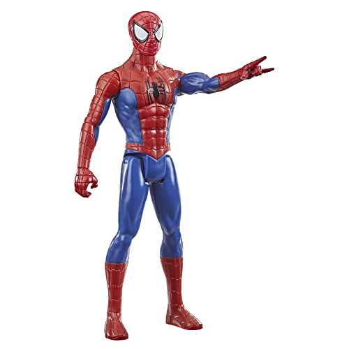 Figura de acción de 30 cm del superhéroe Spider-Man de Marvel Spider-Man Titan Hero Series con Puerto Titan Hero FX