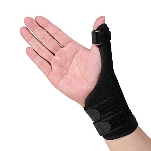 Filfeel La férula espica del soporte del pulgar alivia el dolor del pulgar de lesiones, tendinitis de muñeca, De Quervain's, artritis y esguinces. Mano izquierda o derecha