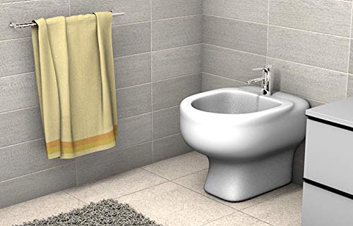 fischer 83628 Juego Completo fijación para baño, Gris