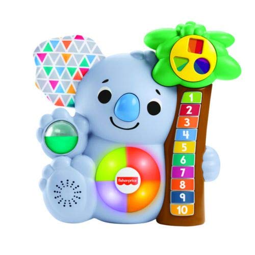 Fisher-Price- Parlamici Baby Koala 123, Gioco Educativo con Luci e Suoni Juguete para niños de 9 + Meses. (Mattel GVN29)