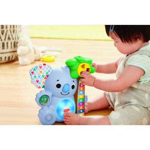 Fisher-Price- Parlamici Baby Koala 123, Gioco Educativo con Luci e Suoni Juguete para niños de 9 + Meses. (Mattel GVN29)