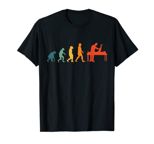 Fisioterapeuta Evolución Retro Terapia física Evolution Camiseta