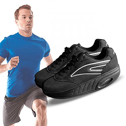 Fitness Step Man Black, Running Shoe Hombre, Negro, 42 EU