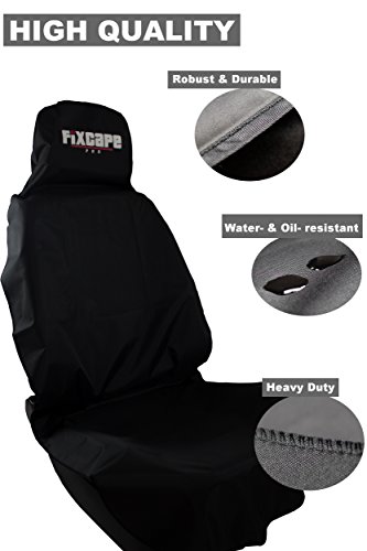 fixcape PRO, robusta funda para asiento de coche universal impermeable, cubierta de asiento de coche para deportes y taller