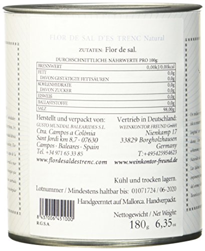 Flor de Sal d'Es Trenc Natural Flor de Sal - 180 gr