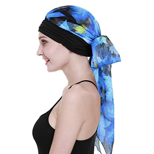 FocusCare Cancer Sombreros Bufandas para quimio Mujeres armarios Bandana Hair Loss Headwrap Cap