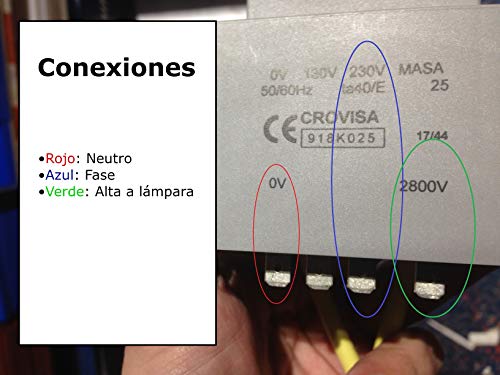 Fricosmos - Transformador 2.800 voltios para Armario esteril. de ozono. - 448458