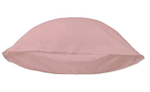 Funda de Almohada Microfibra Rosa Oscuro 50 x 80 cm, Juego de 2 Fundas con Cierre de sobre