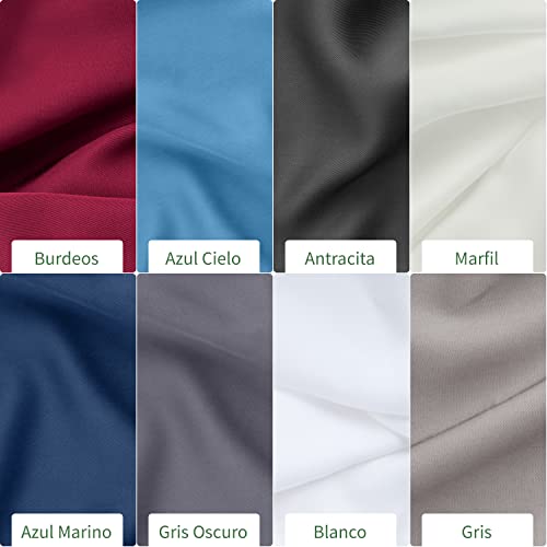 Funda Nórdica de Bambú Duvet Cover | Suavidad | Sostenible | Funda Nórdica Lujo | Funda Nordica Antiacaros | Tejido Transpirable | Gris Oscuro - 240x220| Bambaw