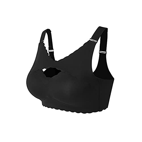 FZYYZYQ Ropa Deportiva concentrada Anti jorobada - Ropa Interior Invisible, para el Cuello, Hombro, Alivio del Dolor de Espalda, Soporte espinal Totalmente Ajustable para encorvarse (Negro,L)