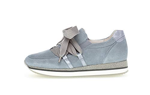 Gabor Zapatos bajos para mujer, plantilla intercambiable, color Azul, talla 38.5 EU