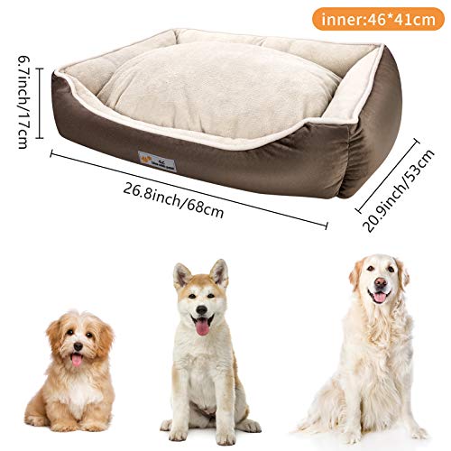 G.C Cama Ortopedica para Perros Grandes, Perro Antiestres Relajante Suave Lavable Cueva Colchonetas Liners para Mediano Pequeños Gatos Mascota