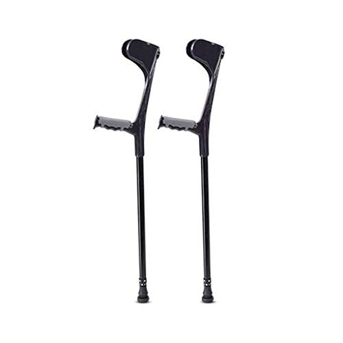 Gcxzb Muletas de Aluminio Adulto Alto muletas muletas ortopédicas Gran Ajuste for Lesiones recientes Unisex