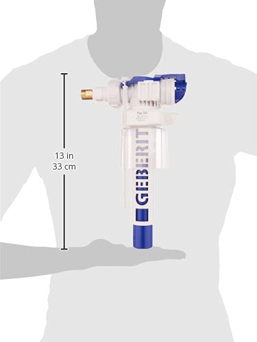 Geberit - Mecanismo De Alimentación Geberit Serie 380, Conexión Al Suministro De A Gua Lateral, 3/8", Unión De Latón (240.700.00.1)