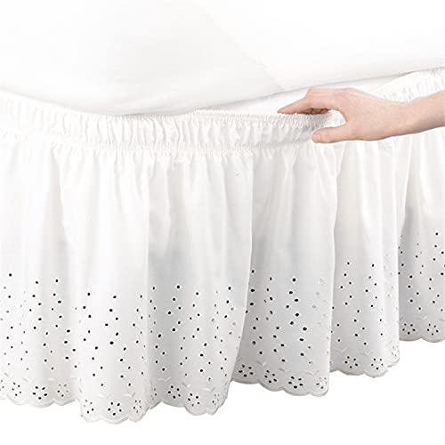 GENGING Cubre Canape Cubierta de Cama con Cama Doble/Completa/Reina/King Size Casera Casa de Cama sin Superficie Banda Elástica Cama Falda Ropa de Cama Casa de Cama Faldas De La Cama