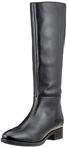 Geox D Felicity D, Botas Altas Mujer, Negro (Black C9999), 41 EU