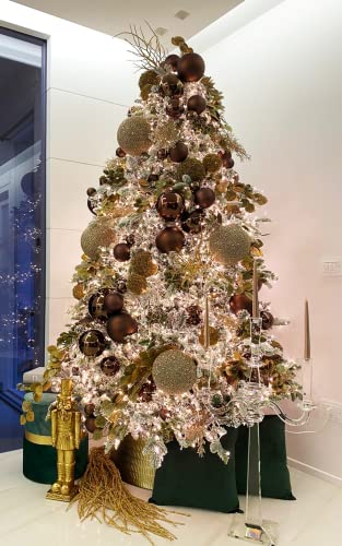 Giulia Grillo Arbol de Navidad 210cm, Arbol de Navidad frondoso 2382 Ramas, Verde, PE/PVC