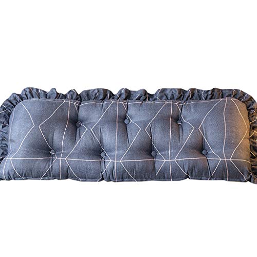 GJ Cama de Matrimonio Cabeza Almohada, Reading Almohada, cojín del sofá Cama, Suave cojín Tatami Apoyo a la Cintura, Desmontable, 5 tamaños (Color : B, Size : 185×45cm)