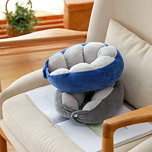 GJCD Cuello Almohada reposacabezas portátil de Dibujos Animados Guisante Cuello para Dormir Almohada Suave Oficina Plano u Forma Almohada PÁGINAS Viajes caseros Cotten DAGUAI