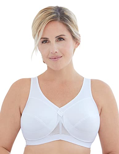 Glamorise Glamorise Magic Lift Active Support, Sujetador para Mujer, Blanco, 85C