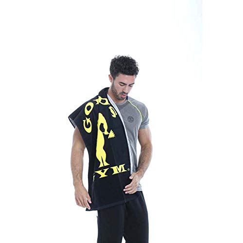 Gold´s Gym Towel Toalla, Unisex Adulto, Negro, Talla Única