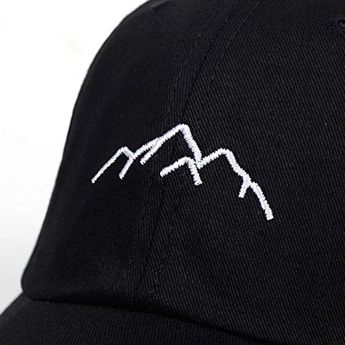 Gorra de Beisbol Nueva Gorra De Béisbol De Algodón con Bordado De Cordillera para Hombre, Gorra De Béisbol De Algodón, Gorras De Hip Hop, Gorra De Actuación De Baile Callejero