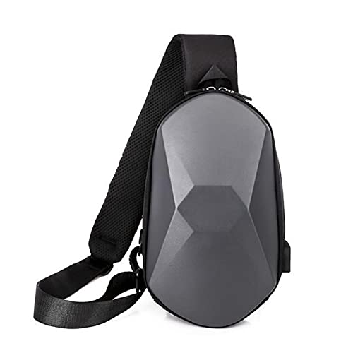 GOUYUAN Bolsa De Pecho Marea Impermeable Camuflaje De Cáscara De Cáscara De Cuerpo Cruzado Macho USB Cargando Ciclismo Adolescente Bolsa De Hombro