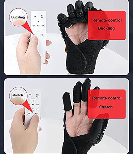 Guantes De Robot De Rehabilitación, Equipo De Recuperación De Dispositivo De Entrenamiento De Dedos Eléctrico, para Ejercicio De Tendones De Pacientes con Hemiplejía por Accidente Cerebrovascular