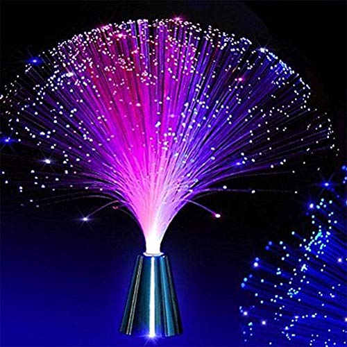 Gutyan Lámpara De Fibra De Vidrio Lámpara De Fibra De Vidrio Hermoso Color Romántico Que Cambia con Una Franja De Luz De Pedestal Fiesta, Discoteca, Concierto