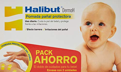 HALIBUT Dermoh Crema Pañal Pack Duplo 2x45gr., 90 Gramo