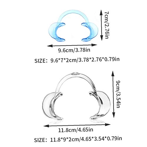 Heall Oral Labios abridor Oral Forma C Retractor de mejillas Claro Odontología Herramientas Oral Blanqueamiento de Dientes para el Protector bucal, Arte de la Belleza