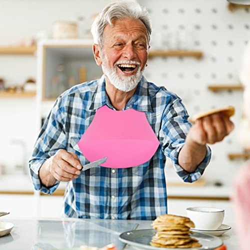 HEALLILY 2 Unids Silicona Adulto Comiendo Baberos El Antiguo Alimentación Delantales Drool Bibs Protectores de Tela para Bebés Niños Recién Nacidos Bebés Bebés Sexan para Bebé (Color