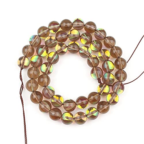 Heinside Trenzado 6/8/10MM CHEFE CHEPE Stich CULTUROS DE Cristal DE LOS Personas Redondas Lote DE LOS Accesorios JOYERÍA Hacer Pulsera Diseños (Item Diameter : 8mm 45pcs)