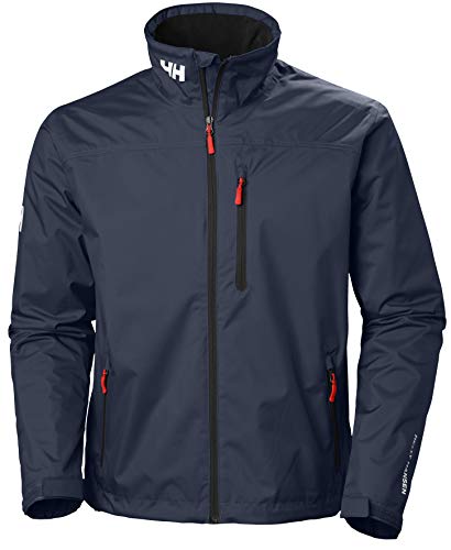 Helly Hansen Crew Midlayer Chaqueta deportiva impermeable, Hombre, Azul (Azul Navy 597), S