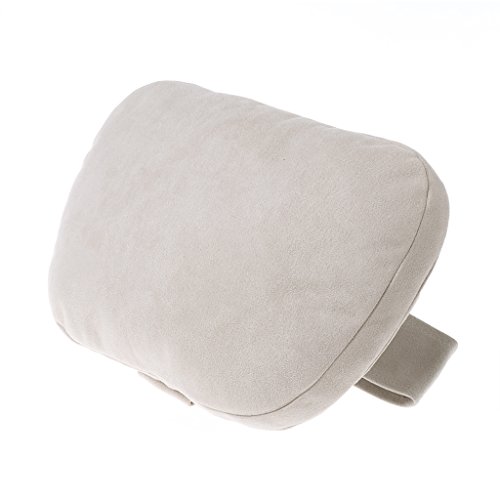 hergon almohada de viaje, 2 unidades universal Auto reposacabezas almohada cervical Clase S Ultra Suave Cojín para Mercedes Benz Maybach, beige, pequeño