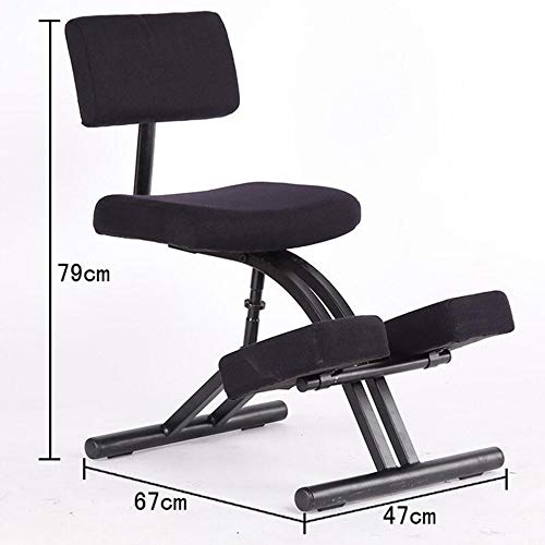 HFA Sofá Taburete Viva actitud positiva Tipo de estudiante Silla Silla de montar Jorobado para niños Silla ortopédica Silla de postura correctiva Oficina Rueda universal eh