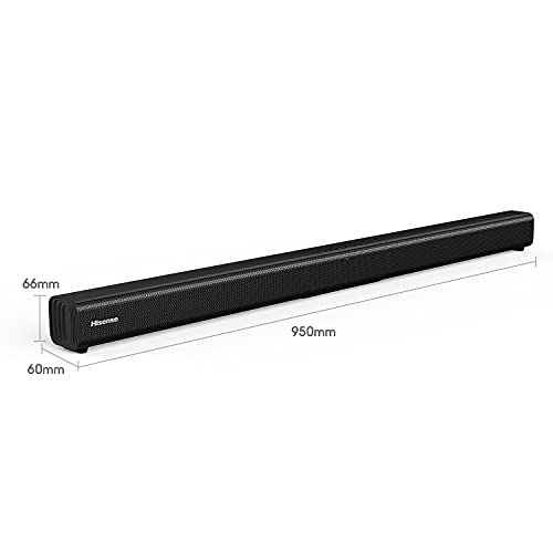 Hisense HS205 - Barra de sonido 2.0 ch, 60W, Bluetooth, HDMI ARC/Óptico/Aux/USB, 3 modos de sonido