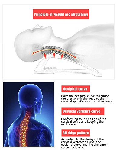 HJJH El Cuello del Tensor Cervical Portátil del Masajeador Cervical Alivia El Dolor para El Personal De Conducción Sedentario Y Durante Mucho Tiempo.