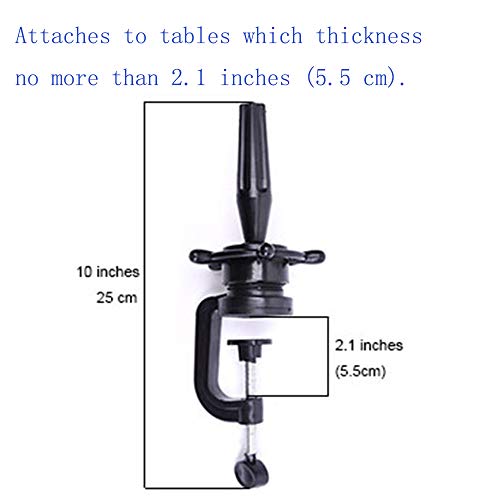 HLRM Peluquería Formación cabeza soporte, abrazadera soporte para maniquí, unidades de maniquí ajustable, soporte de sujeción para la cabeza de lona para muñeca