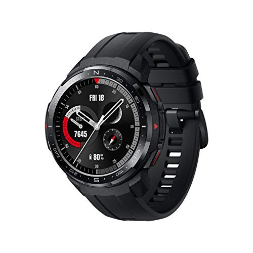 HONOR Watch GS Pro, Pantalla 1.39" 454x454, batería 790 mAh, GPS, IP68, 100 modos deportivos, Charcoal Black