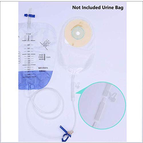 HSDCK 10pcs urostomía Bolsas, la válvula de Cierre Anti reflujo diseño de Drenaje Bolsa de ostomía Y 1 Pc urinaria Bolsa Colector Bolsa 15-45Mm