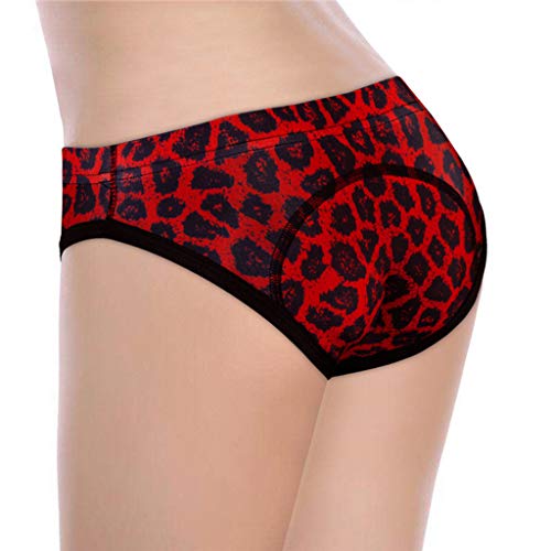 Hunpta - Pantalones cortos de ciclismo para mujer, con acolchado en el asiento, estampado de leopardo y hojas, transpirables, de secado rápido, para mujer